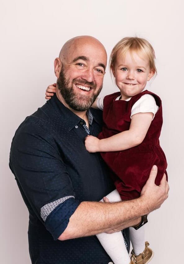 Rupert and his daughter Sophie