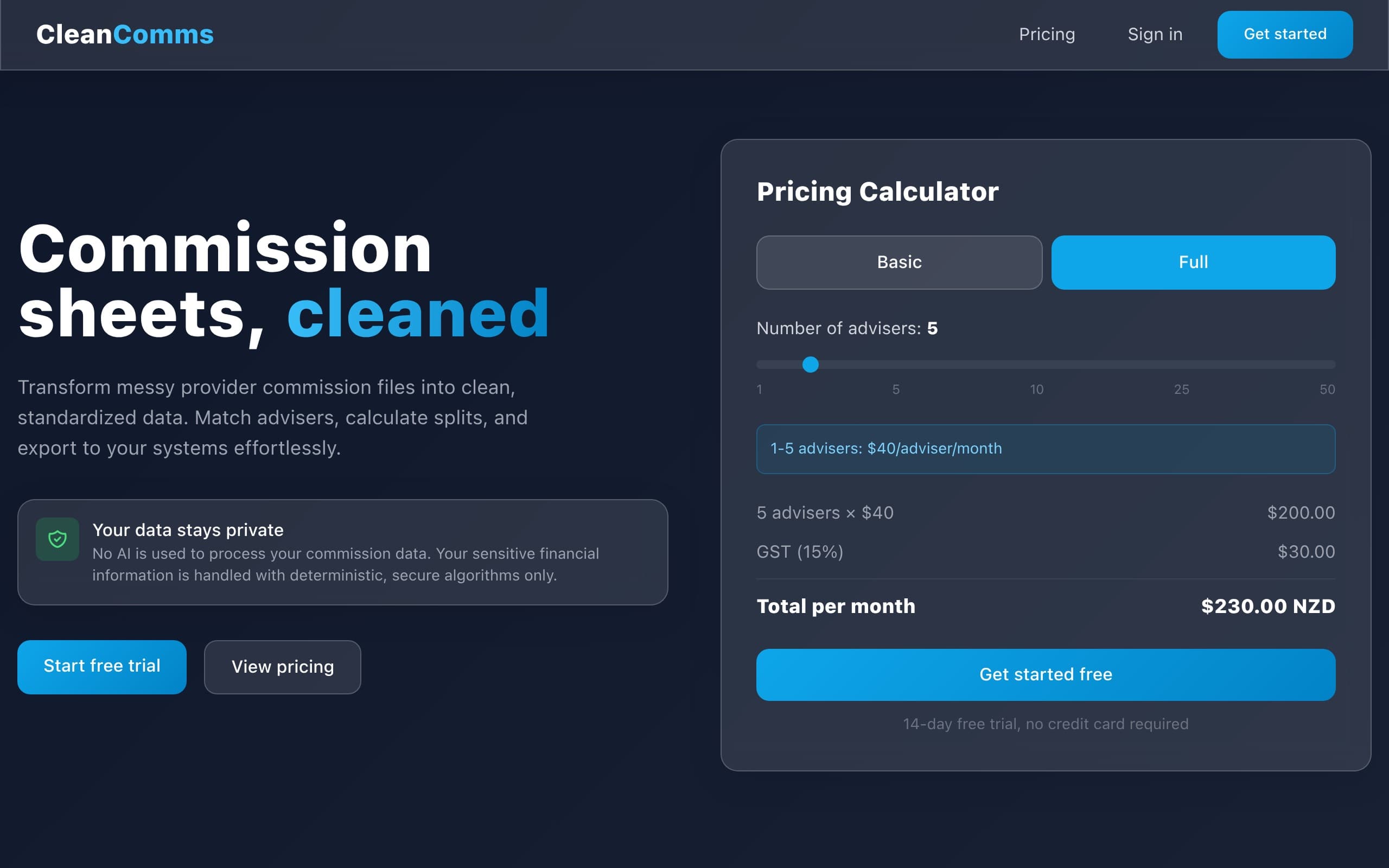 CleanComms.co.nz: Commission data cleanup, checks and reconciliation workflow