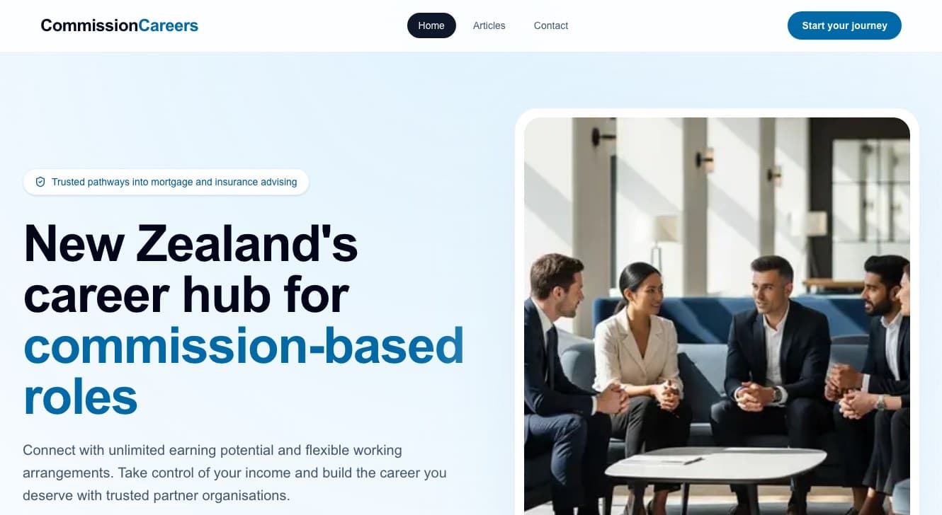 CommissionCareers.co.nz — Careers website