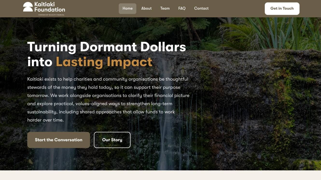 VFKF.org.nz — Charitable trust website